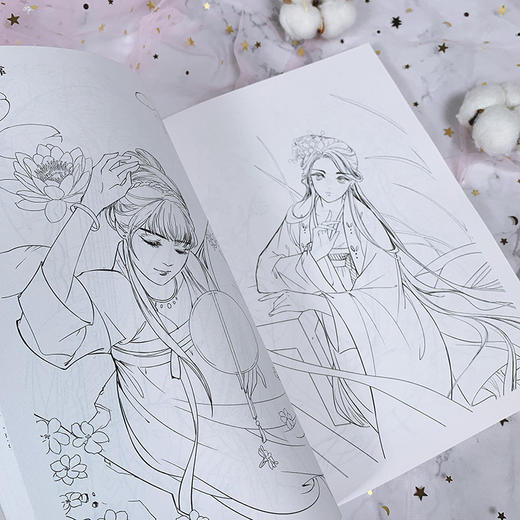 古风图谱集 古风手绘线稿素材800例 商品图3