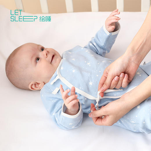 【挚爱粉】婴儿连体衣初生宝宝和尚服纯棉哈衣 商品图2