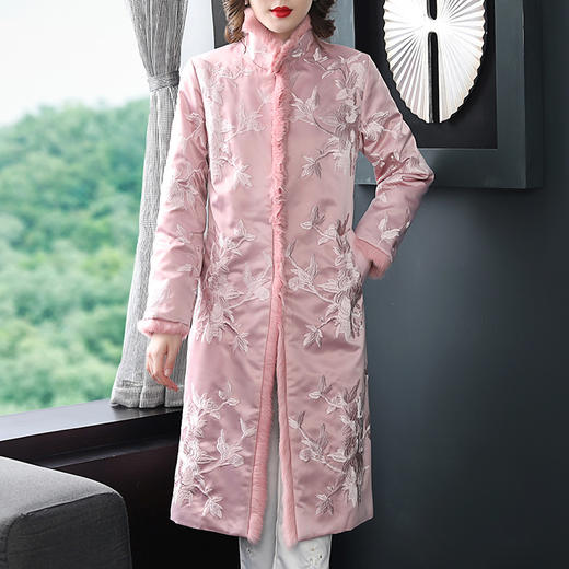 MY-9908秋冬新品复古中国风棉衣刺绣唐装棉袄 商品图1