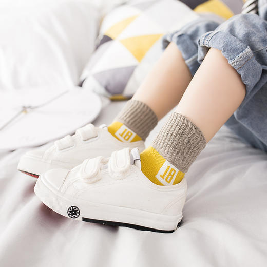 【加厚儿童袜5双】秋冬厚毛圈男女童棉袜 加绒保暖宝宝袜毛圈袜（1~12岁） 商品图0