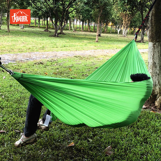 旅行家 超轻吊床 20D轻薄型 露营休闲便携吊床 JX100 商品图3