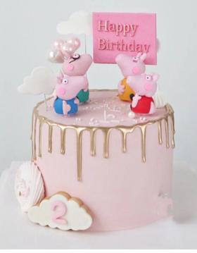 定制佩奇全家福（翻糖玩偶）