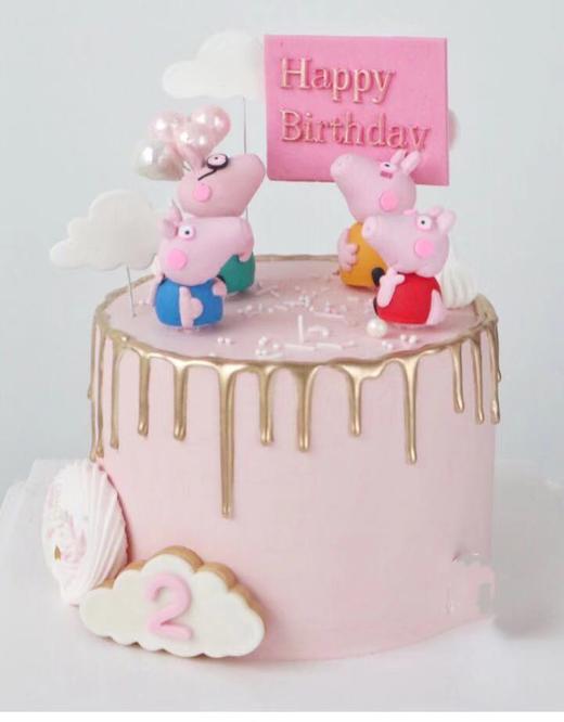 定制佩奇全家福（翻糖玩偶） 商品图0