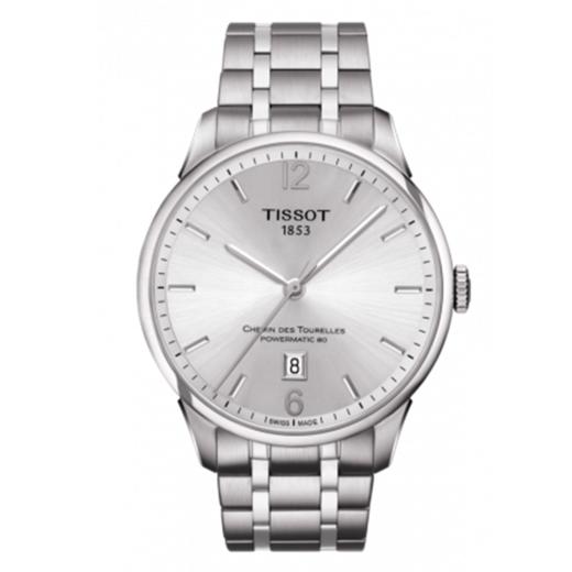 Tissot 天梭杜鲁尔系列钢带80机芯机械男表 T099.407.11.037.00 商品图0