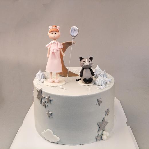 定制小公主蛋糕（翻糖人偶） 商品图0