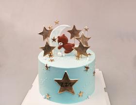 定制小熊蛋糕（翻糖玩偶）