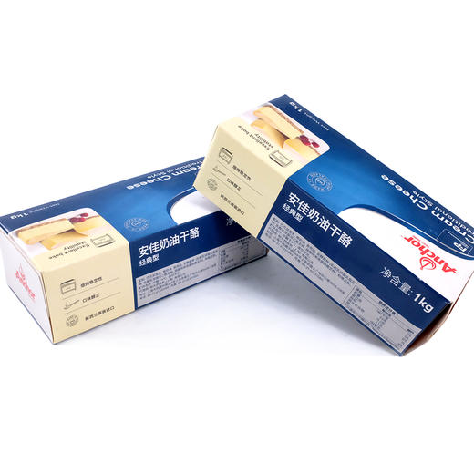 安佳奶油干酪1kg  cream cheese奶油芝士奶酪进口乳酪 商品图1