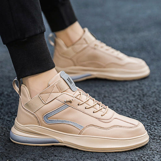 秋冬季男鞋加绒加厚休闲板鞋运动高帮棉鞋男鞋 商品图5