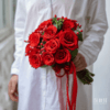 《相守》红玫瑰西式新娘手捧花 商品缩略图1