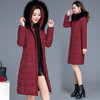 WEJMYS19B905中长款时尚绣花加厚保暖棉服女 商品缩略图1