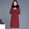 WEJMYS19B905中长款时尚绣花加厚保暖棉服女 商品缩略图3