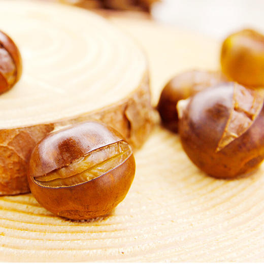 【幽燕·十六州】笑口板栗 即食香糯  燕山板栗 有壳:120g 无壳:80g 两种随机发货 每日坚果炒货 熟栗子 甘栗 百草味 商品图3