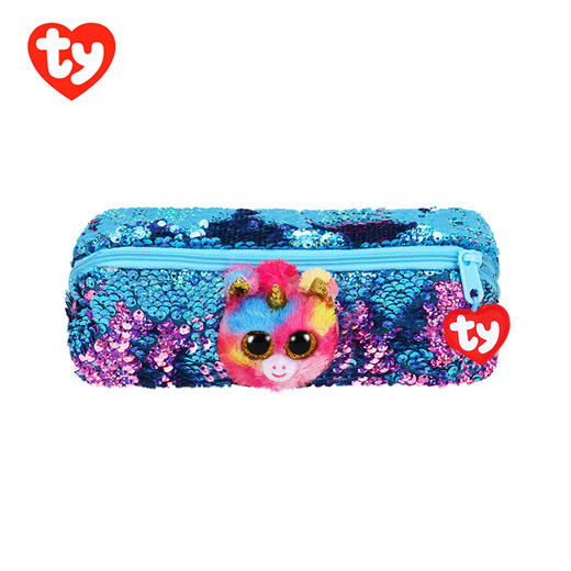 美国Ty 亮片熊猫竹笋/独角兽桃桃/猫琪琪 铅笔 钢笔 圆珠笔笔袋 化妆包-【玩具】 商品图1
