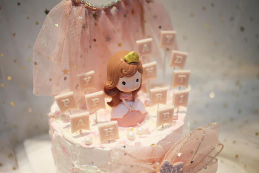 女孩款 卷发小公主  星星蕾丝蝴蝶结 粉色系 商品图1