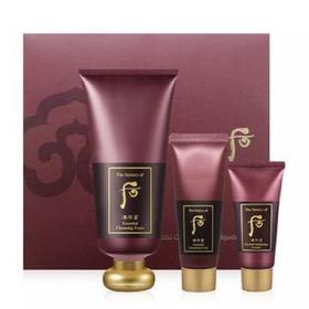 【香港直邮】韩国 Whoo 后 津率享 红华凝香洗面奶套盒 洗面奶180ml+洗面奶40ml+卸妆30ml