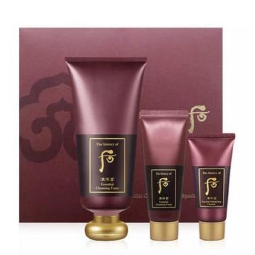 【香港直邮】韩国 Whoo 后 津率享 红华凝香洗面奶套盒 洗面奶180ml+洗面奶40ml+卸妆30ml 商品图0