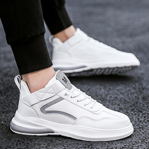 秋冬季男鞋加绒加厚休闲板鞋运动高帮棉鞋男鞋 商品图7