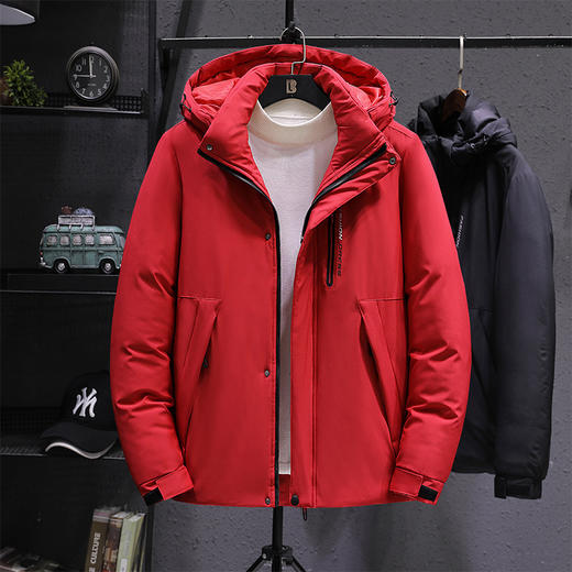 棉衣男士上衣外套冬季加厚冬装加肥加大码棉袄短款羽绒棉服 商品图5