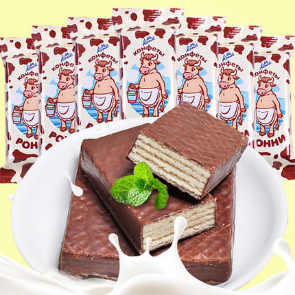 (散) 俄罗斯大奶牛威化饼34g（8A) 商品图2