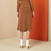 EITIE爱特爱秋冬新款时尚包臀保暖中长款针织半身裙秋冬女6001723 商品缩略图3