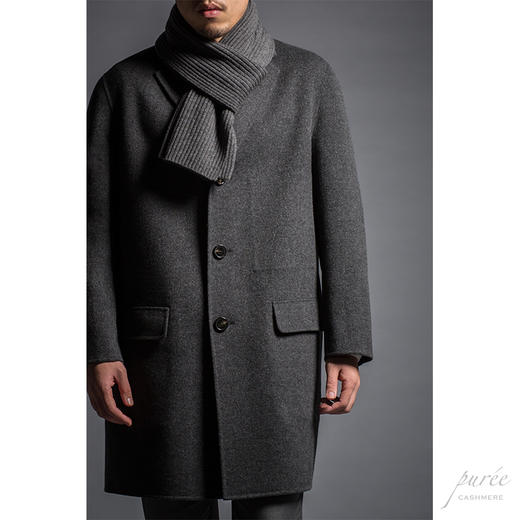#1991 The Scarf for Men 纯羊绒限定男款围巾 法兰灰 商品图2