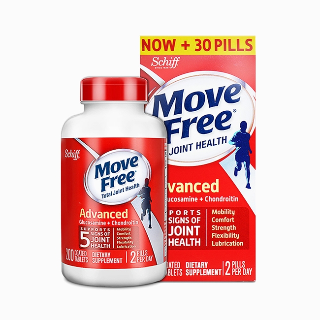 【香港直邮】美国旭福movefree维骨力氨糖软骨素片红瓶200粒JPY带授权招加盟代理