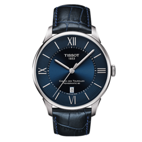 Tissot 天梭杜鲁尔系列皮带80机芯机械男表T099.407.16.048.00