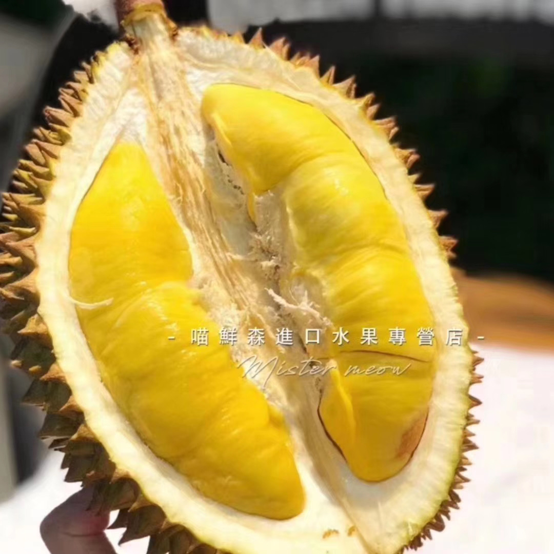 D197正宗猫山王榴莲马来西亚液氮进口AA级（4斤一枚包5房）发全国
