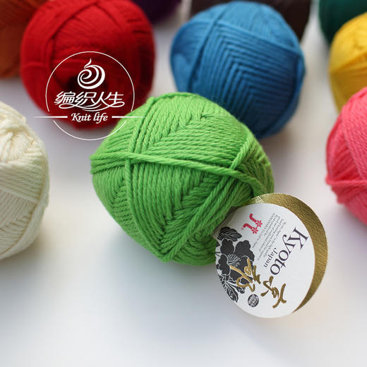【京都】粗羊毛线纯羊毛毛线手工编织棒针毛线织围巾线毛衣线进口 商品图0