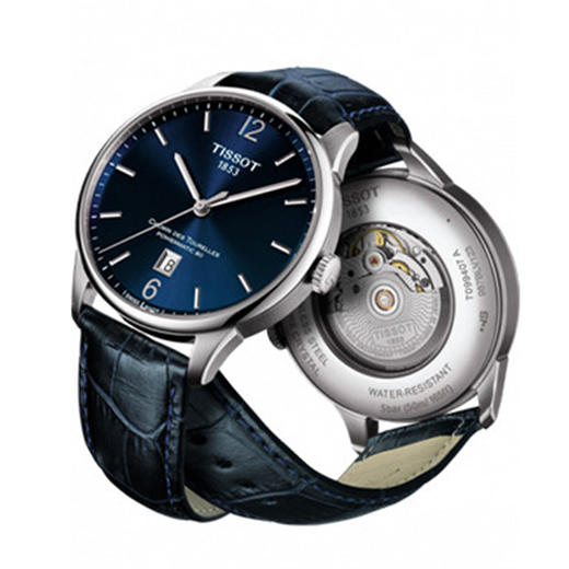 Tissot 天梭杜鲁尔系列皮带80机芯机械男表T099.407.16.047.00 商品图1