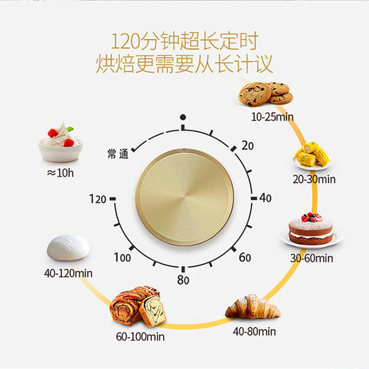 长帝（changdi）32升家用多功能电烤箱搪瓷内胆上下管独立调温低温发酵全功能高配置家庭用烤箱CRTF32PD 商品图3