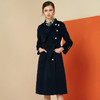 EITIE爱特爱冬季气质立领赫本风纯羊毛呢外套女中长款6014728 商品缩略图2