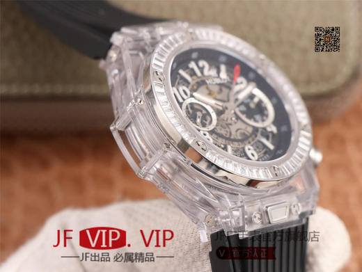 透明宇舶BIG BANG系列411.NM.1170.RX腕表，7750机芯机械改装HUB1241Unico 表径45.5毫米 振频28800 动力，男士腕表 商品图5