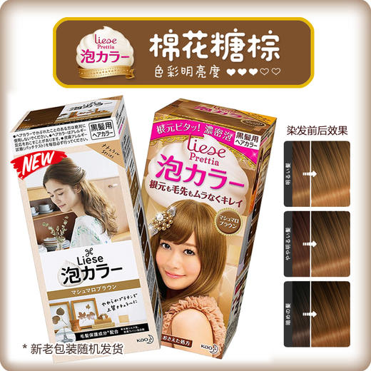 日本花王liese莉婕Prettia泡沫染发剂 颜色备注 商品图6