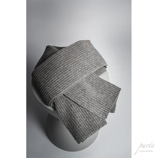 #1991 The Scarf for Men 纯羊绒限定男款围巾 法兰灰 商品图4