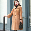 LLJR-XCDD308冬季新款时尚拼接羊羔毛大衣休闲装 商品缩略图0