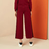 EITIE爱特爱秋冬慵懒风舒适保暖条纹直筒阔腿休闲裤女裤6001718 商品缩略图3