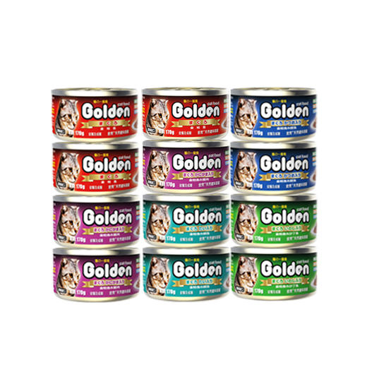 金赏金枪鱼系列红肉猫罐头170g*24罐 商品图4