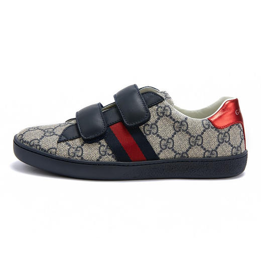 gucci古驰儿童pu双g印花图案平底休闲鞋4630919b220