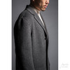 #HOMME-3 Pocket Details Coat 单排极简翻盖袋大衣(内含胸口袋) 烟灰色 商品缩略图5