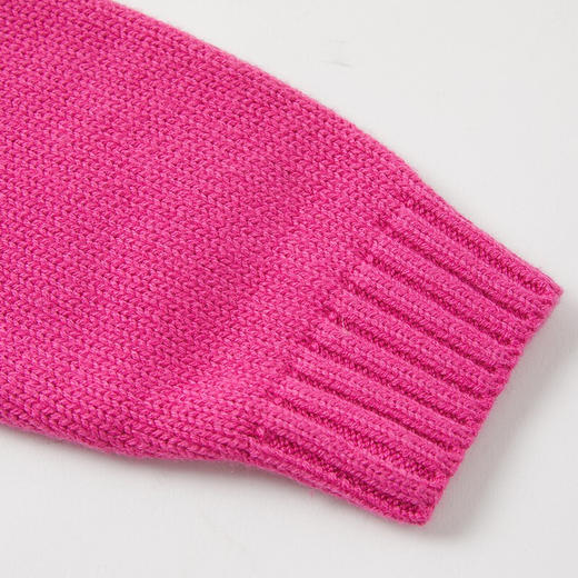 MOSCHINO 莫斯奇诺 儿童混纺刺绣小熊图案套头针织衫毛衣HDW01B LHE09 商品图2