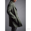 #HOMME-3 Pocket Details Coat 单排极简翻盖袋大衣(内含胸口袋) 苍绿色 商品缩略图2