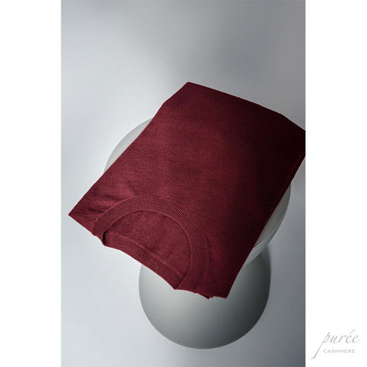 #1989 Ultra-light Superfine Basic Sweater 超轻精纺基础男款 午夜藏蓝/深酒红 商品图9