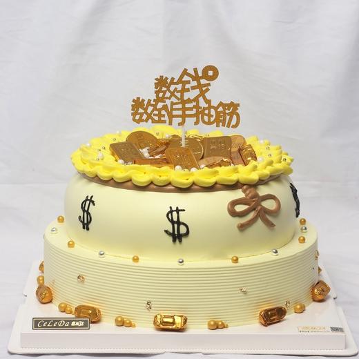 【优品系列】---【聚宝盆】送长辈、爸爸、爷爷生日蛋糕 商品图1