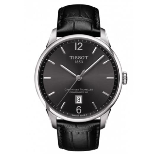 Tissot 天梭杜鲁尔系列皮带80机芯机械男表T099.407.16.447.00 商品图0