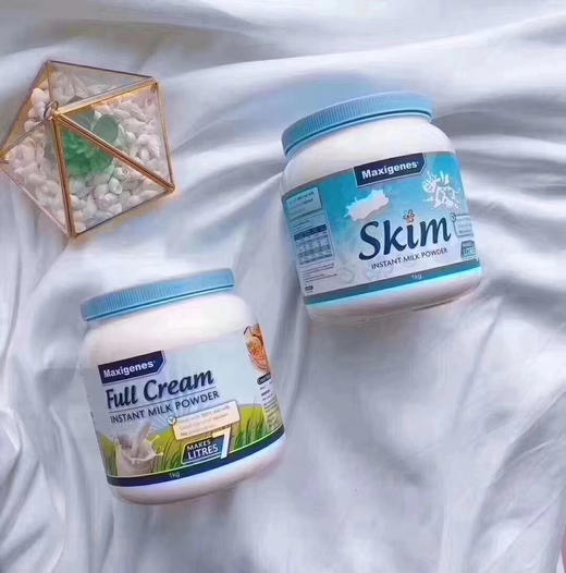 蓝胖子脱脂奶粉蓝妹子1kg 商品图1