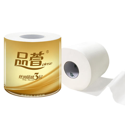 品萱丝滑系列 有芯卷筒卫生纸300节 10卷装 商品图1