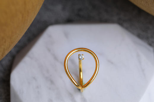 jorge morales 心形开口戒指 商品图2