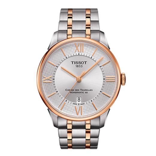 Tissot 天梭杜鲁尔系列80机芯机械钢带男表 T099.407.22.038.01 商品图0