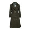 VIMAGE纬漫纪秋冬新款帅气英伦风双排扣大衣中长款女外套V1014603 商品缩略图3